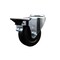 Service Caster 3.5'' Hard Rubber Wheel Swivel Bolt Hole Caster with Posi Lock Brake SCC-BH20S3514-HRS-PLB - alternate 1